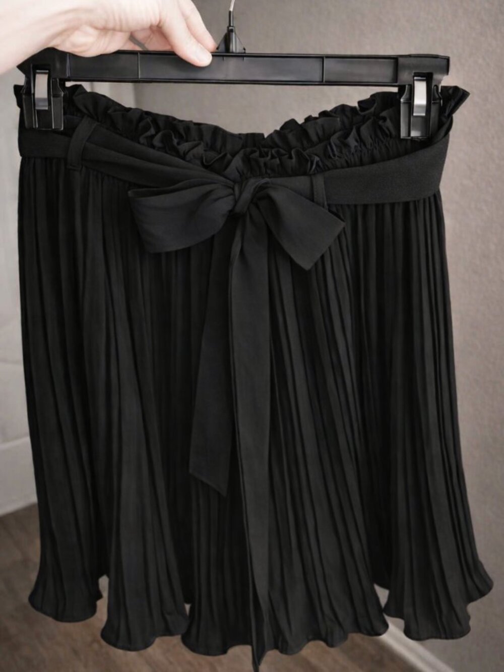 HIGH-WAIST ELASTIC 100% POLYESTER Y2K VINTAGE OLD MONEY RUFFLED BELT SIZE S BOHO